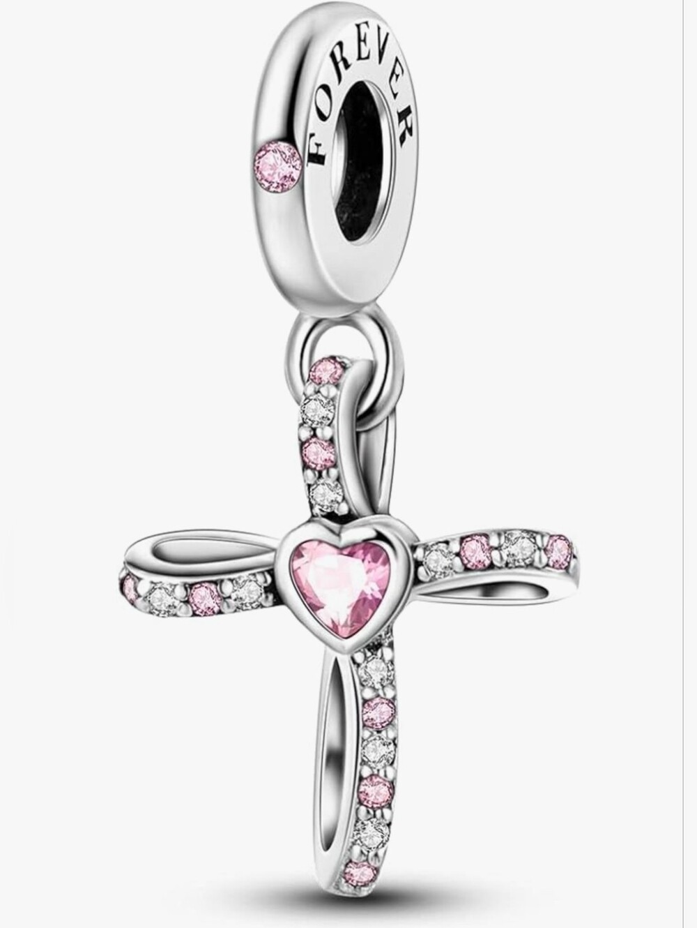 Cross Charm Fits Most Pandora Style Charm Bracelets